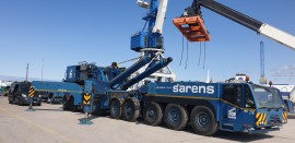 Liebhher AC 700 mobile crane dismantling