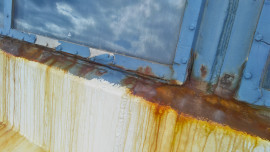 Tallink (SILJA EUROPA) superstructure painting