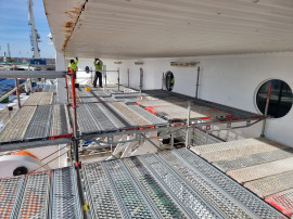 Tallink Victoria ceiling repair